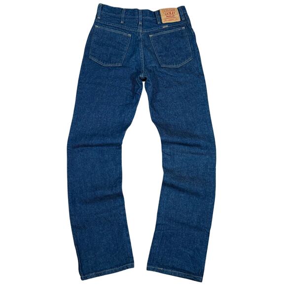 Vintage Rustler Legendary Gold Jeans 30x32 USA Boot Zipper Cowboy Denim 80s 90s - Picture 1 of 9